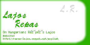 lajos repas business card